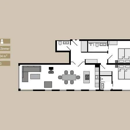 Strandvillen - Mit 2 Schlafzimmern Und Terrasse Pva-01 Apartment